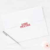 Sticker Rond Feu Pelosi (Enveloppe)