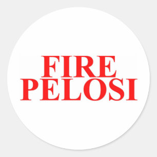 Sticker Rond Feu Pelosi