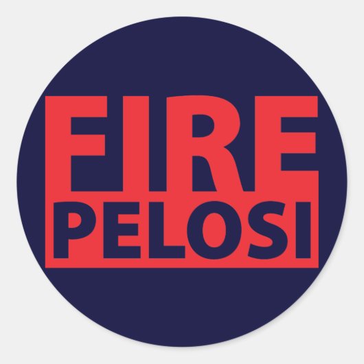 Sticker Rond Feu Pelosi (Devant)
