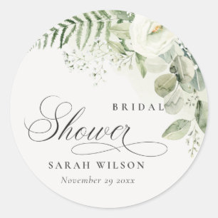 Sticker Rond Feuillage de verdure de eucalyptus de mariage