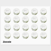 Sticker Rond Feuillage de verdure Eucalyptus (Feuille)