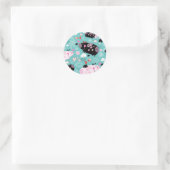 Sticker Rond Feuille d'autocollant de Piggies parfaites (Sac)