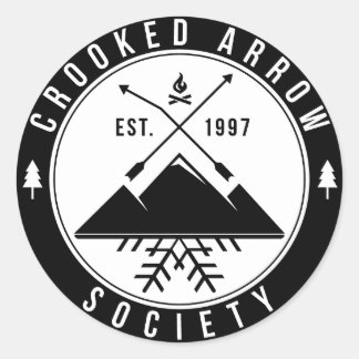 Sticker Rond Feuille d'autocollant noir