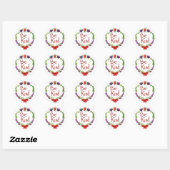 Sticker Rond Feuille d'autocollants (Feuille)