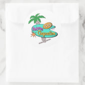 Sticker Rond feuille d'autocollants (Sac)