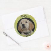 Sticker Rond Feuille d'autocollants Abby 2012 (Enveloppe)