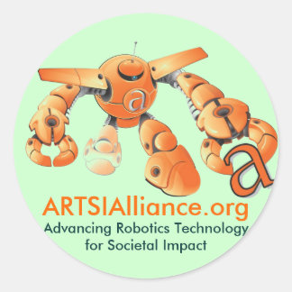 Sticker Rond Feuille d'autocollants ARTSI