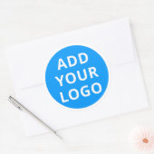 Sticker Rond Feuille d'autocollants de logo personnalisés (Enveloppe)