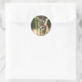 Sticker Rond Feuille d'autocollants "Dragonfly Smile" (Sac)