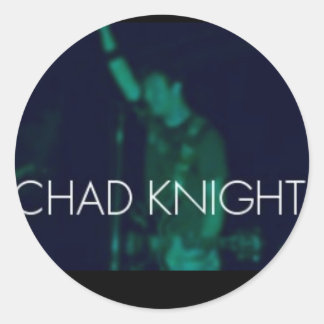 Sticker Rond Feuille d'autocollants du logo Chad Knight