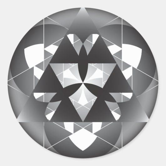 Sticker Rond Feuille d'autocollants GalacticJedi (Devant)