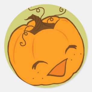 Sticker Rond Feuille d'autocollants Lil' Punkin