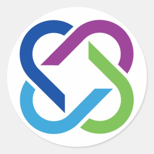 Sticker Rond Feuille d'autocollants Merakey Logo (20 autocollan (Devant)