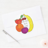 Sticker Rond Feuille d'autocollants plante pour l'avenir (Enveloppe)