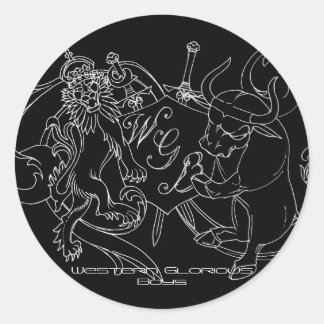 Sticker Rond Feuille d'autocollants WGB #2