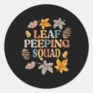 Sticker Rond FEUILLE DE PAIN SQUAD Chute Folithe Feuilles Pouls