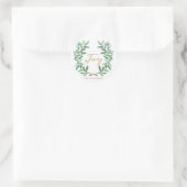 Sticker Rond Feuille d'olive de laurier (Sac)