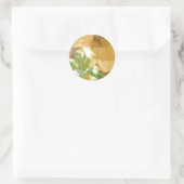 Sticker Rond Feuilles d'automne (Sac)