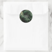 Sticker Rond Feuilles forestiers (Sac)