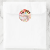 Sticker Rond Feux scintillants multicolores (Sac)