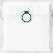 Sticker Rond Fiançailles Ceintures Mariages (Sac)