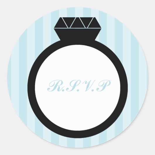 Sticker Rond Fiançailles Ceintures Mariages (Devant)