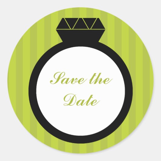 Sticker Rond Fiançailles Ceintures Mariages (Devant)