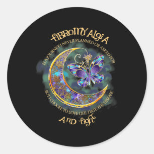 Sticker Rond Fibromyalgie - Sensibilisation à la fibromyalgie 1