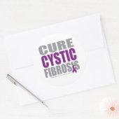 Sticker Rond Fibrose kystique de la guérison (Enveloppe)
