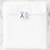 Sticker Rond Fibrose pulmonaire...autocollant (Sac)