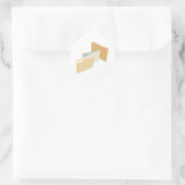 Sticker Rond Fichiers (Sac)