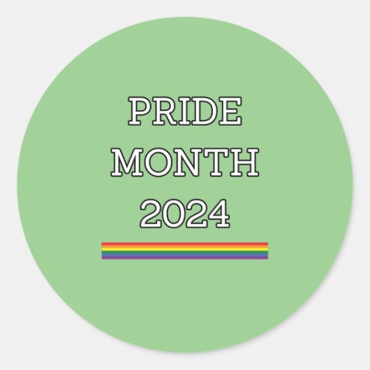 Sticker Rond FIDE MOIS 2024, lgbtq (Devant)