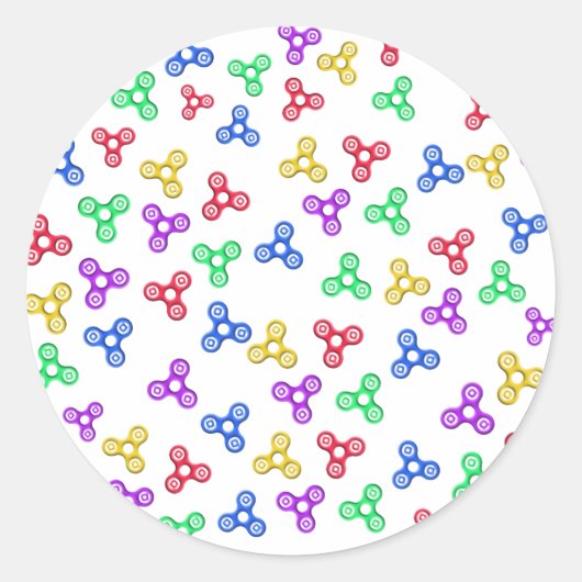 Sticker Rond Fidget Spinners (Devant)