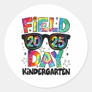 Sticker Rond Field Day Kindergarten Field Trier Fun Day Teacher
