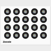 Sticker Rond Fier de enseigner à des apprenants multilingues de (Feuille)