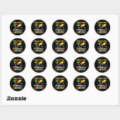 Sticker Rond Fier d'enseigner aux apprenants multilingues - Pro (Feuille)
