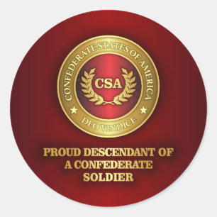Sticker Rond Fier descendant
