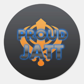 Sticker Rond Fier Jatt, Jatt fierté