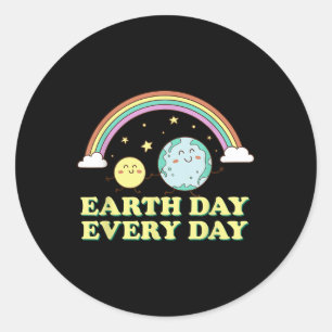 Sticker Rond Fier Jour des terres Tee - shirt Jour des terres c