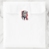 Sticker Rond Fier Maga Trump Vance Jour de l'Inauguration améri (Sac)