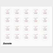 Sticker Rond Fier maman d'une fille géniale ajouter nom texte (Feuille)