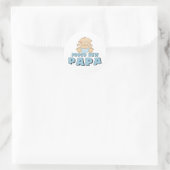 Sticker Rond FIER NOUVEAU Papa Boy (Sac)