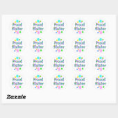 Sticker Rond Fier Soeur (Feuille)