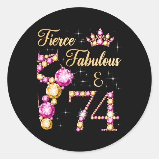 Sticker Rond Fierce Fabuleux 74 Ballet Dancer Py (Devant)