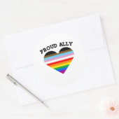 Sticker Rond Fière de l'Ally Progrès Fierté (Enveloppe)