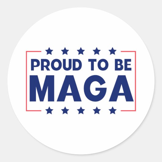 Sticker Rond Fière D'Être Maga (Devant)