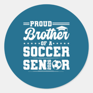 Sticker Rond Fière Frère 2026 Football Senior