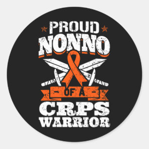 Sticker Rond Fière Nonno D'Un Commun De Guerrier du SPRC