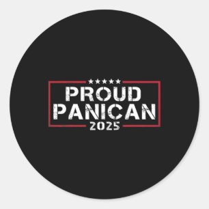 Sticker Rond Fière Panicaine Du Parti Panicain Hommes Femmes An