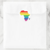 Sticker Rond fierté africaine. (Sac)